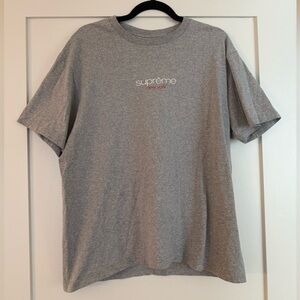 Supreme Heather Gray Short Sleeve Tee
